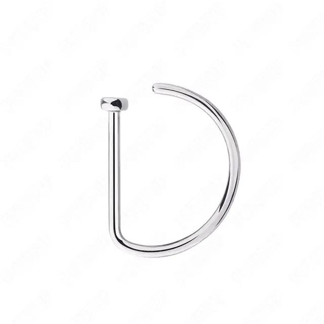 ASTM F136 Titanium D Shaped Nose Piercing Implant Grade Titanium Gothic Pierced Nose Ring 18G 20G Classic Piercing Body Jewelry 20G 0.8x8x2mm
ASTM F136 Titanium D Shaped Nose Piercing Implant Grade Titanium Gothic Pierced Nose Ring 18G 20G Classic Piercing Body Jewelry 20G 0.8x8x2mm