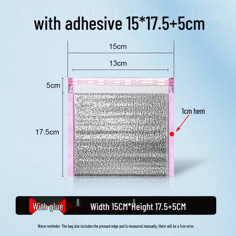 Yinmei Disposable Insulated Aluminum Foil Delivery Bags with Adhesive Seal
Yinmei Disposable Insulated Aluminum Foil Delivery Bags with Adhesive Seal