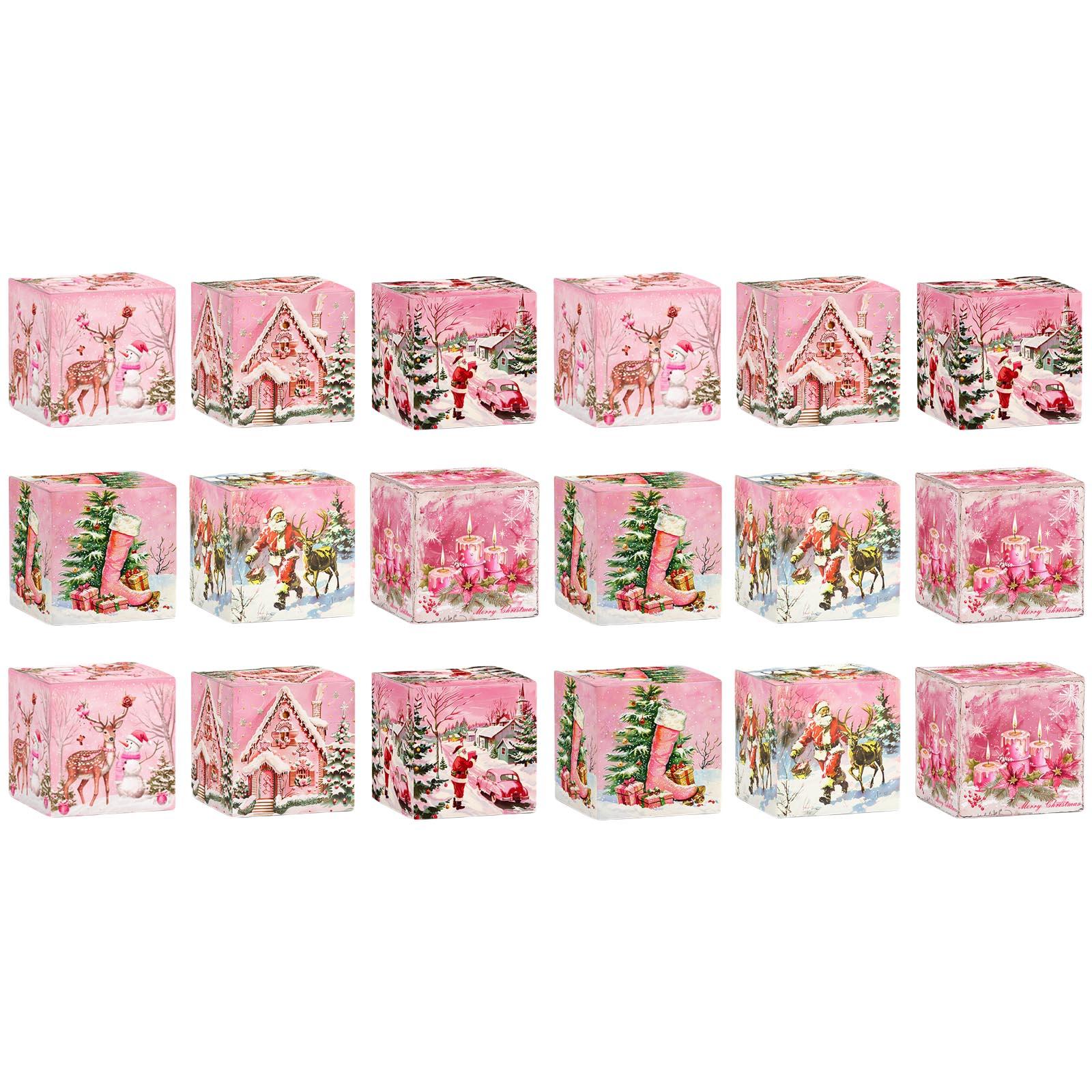 Розовые подарочные коробки с рождественской тематикой, праздничная упаковочная коробка, прочная картонная коробка с изысканным принтом для подарков, конфет 2
Розовые подарочные коробки с рождественской тематикой, праздничная упаковочная коробка, прочная картонная коробка с изысканным принтом для подарков, конфет 2