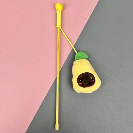 Yousheng Plush Fruit Cats Teaser Soft Touch Relieve Boredom Plastic Interactive Cats Stick for Home
Yousheng Plush Fruit Cats Teaser Soft Touch Relieve Boredom Plastic Interactive Cats Stick for Home