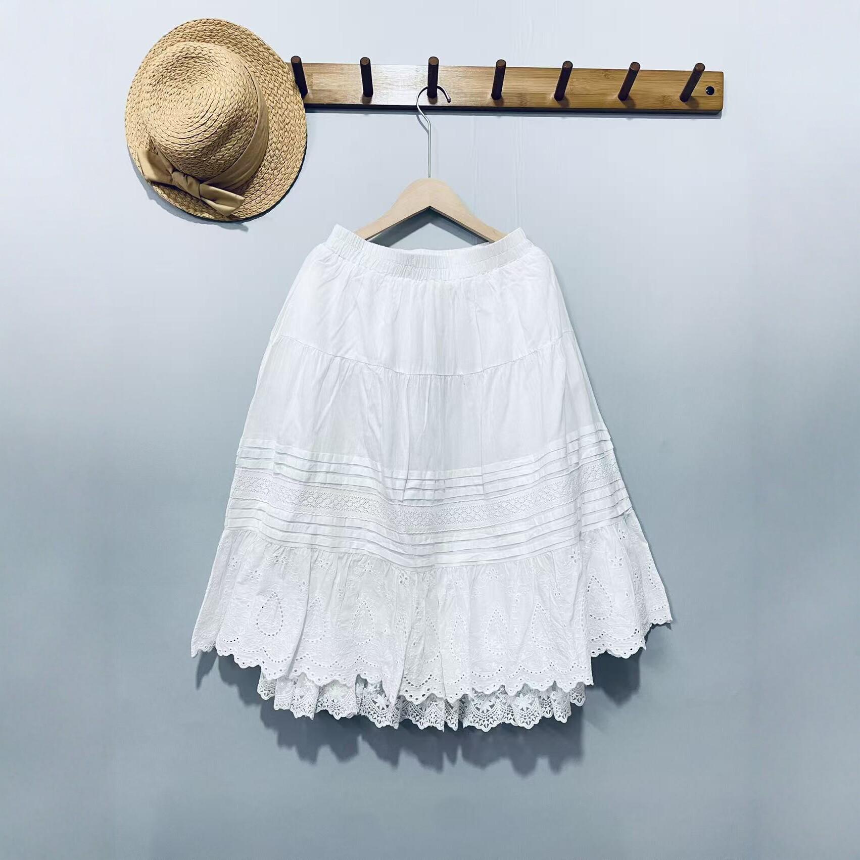 2026 Spring Mori Style Embroidered Cotton A-line Cake Skirt - Women s Loose & Slimming Design One Size білий
2026 Spring Mori Style Embroidered Cotton A-line Cake Skirt - Women s Loose & Slimming Design One Size білий