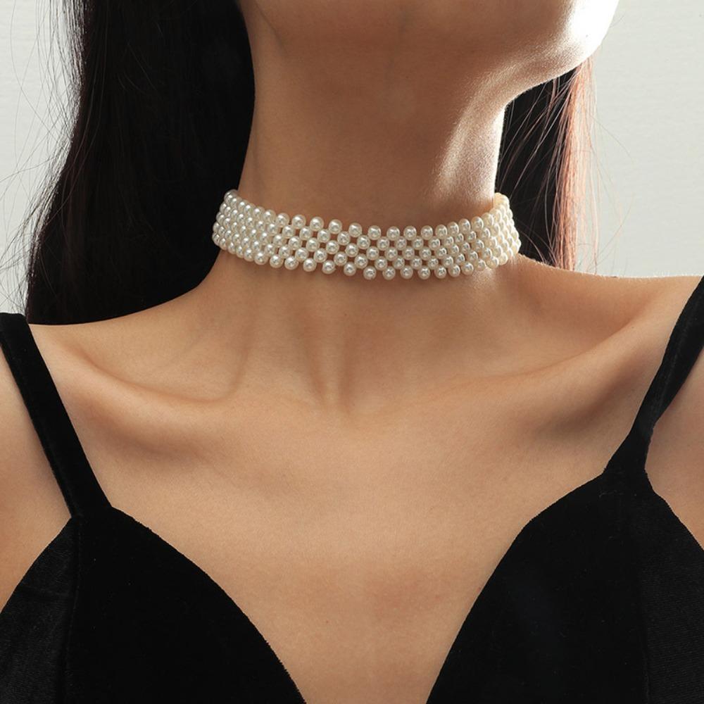 Elegant Imitation Pearl Necklace Bohemian Style Sweater Chain Fashion Engagement Necklace Party
Elegant Imitation Pearl Necklace Bohemian Style Sweater Chain Fashion Engagement Necklace Party