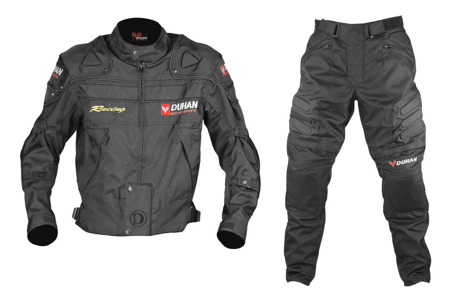 Комплект из куртки и брюк Duhan Motorcycle Jacket Pants Black XL All Seasons 905411 & Spring/Leth/Autumn/Winter чёрный
Комплект из куртки и брюк Duhan Motorcycle Jacket Pants Black XL All Seasons 905411 & Spring/Leth/Autumn/Winter чёрный