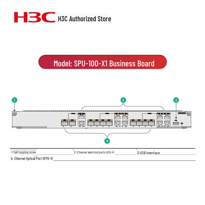 H3C MSR56 Series SPU Business Processing Module
H3C MSR56 Series SPU Business Processing Module