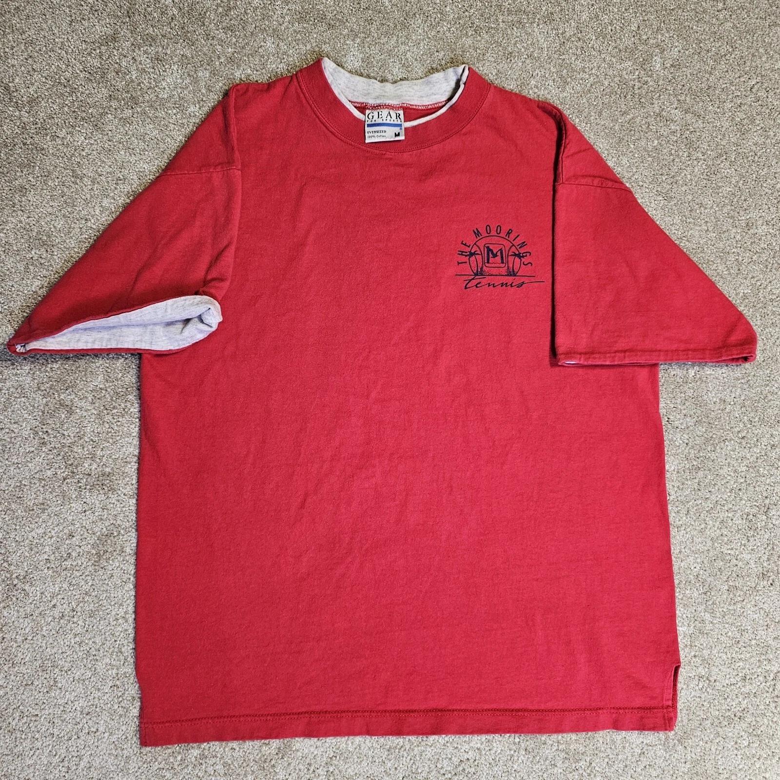 Vintage 90s The Moorings Tennis Double T-shirt Mens M Red Gray Preppy Ironic USA S
Vintage 90s The Moorings Tennis Double T-shirt Mens M Red Gray Preppy Ironic USA S