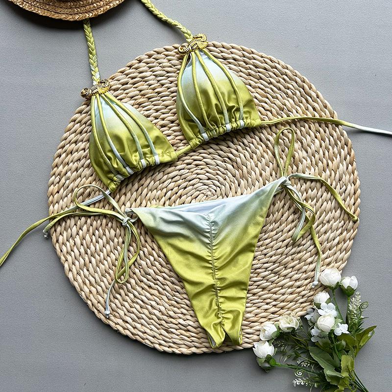 Stylish Two Piece Swimsuit For Women Trend Tie Dyeing Bikini Set Adjustable Tied Quick Dry Nylon Split Beachwear L фіолетовий
Stylish Two Piece Swimsuit For Women Trend Tie Dyeing Bikini Set Adjustable Tied Quick Dry Nylon Split Beachwear L фіолетовий