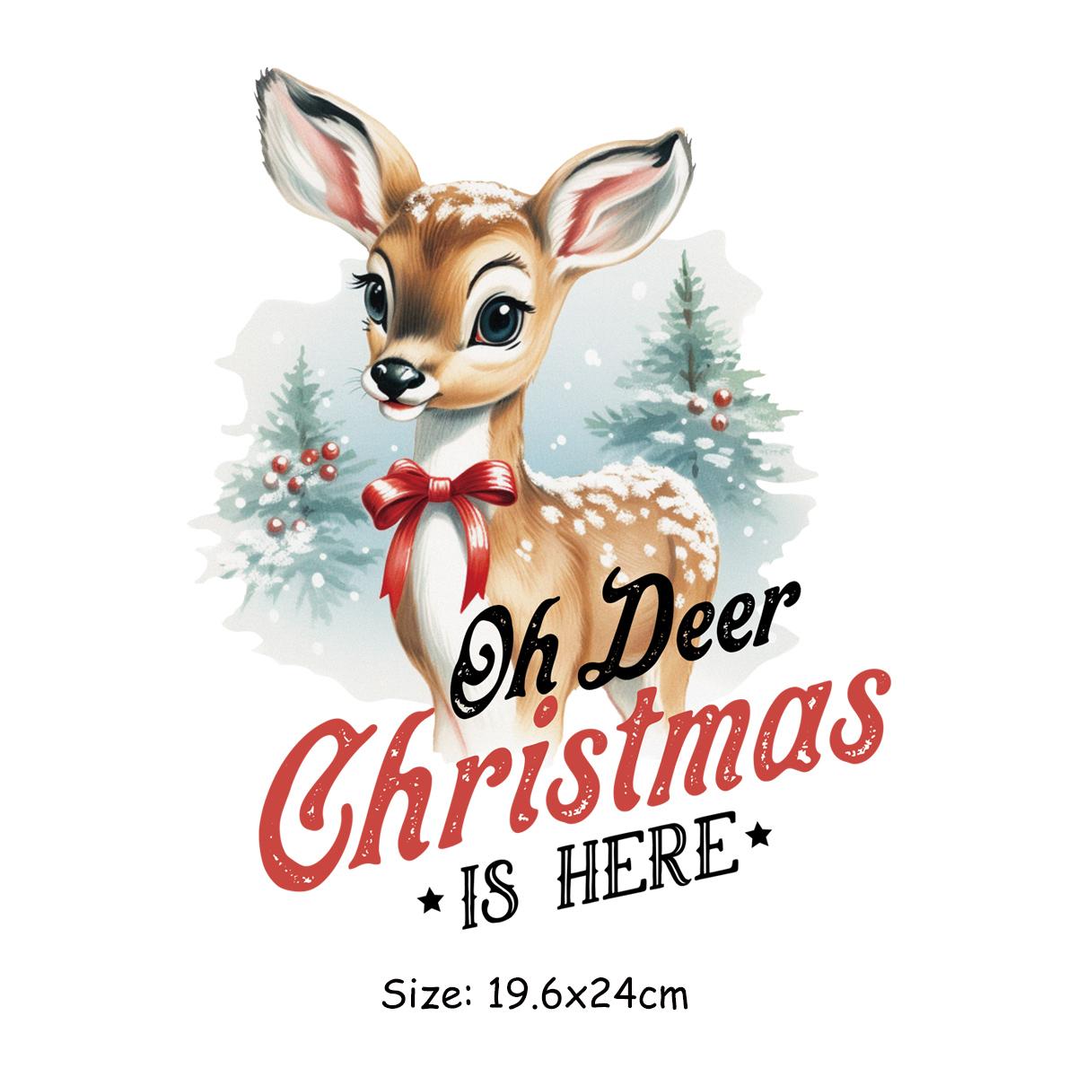 Рождественский олень, термонаклейка, нашивка на зимние подарки, моющиеся виниловые толстовки A-Level, топы, термонаклейка, принт на джинсах
Рождественский олень, термонаклейка, нашивка на зимние подарки, моющиеся виниловые толстовки A-Level, топы, термонаклейка, принт на джинсах