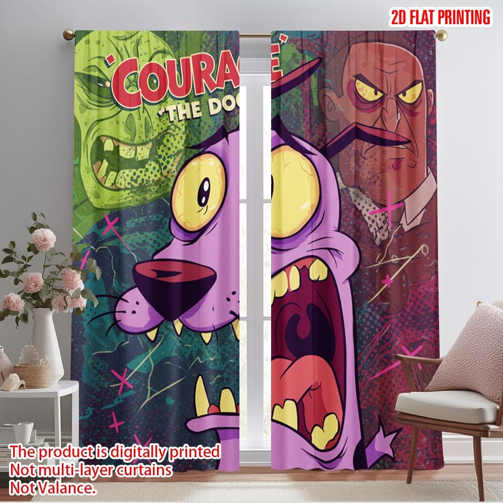 2pcs 2D flat printing Window Drapes Courage The Dog Polyester Without Electricity All Season Party & Holiday Decor Use for 52.50×116.00 CM 2pcs
2pcs 2D flat printing Window Drapes Courage The Dog Polyester Without Electricity All Season Party & Holiday Decor Use for 52.50×116.00 CM 2pcs