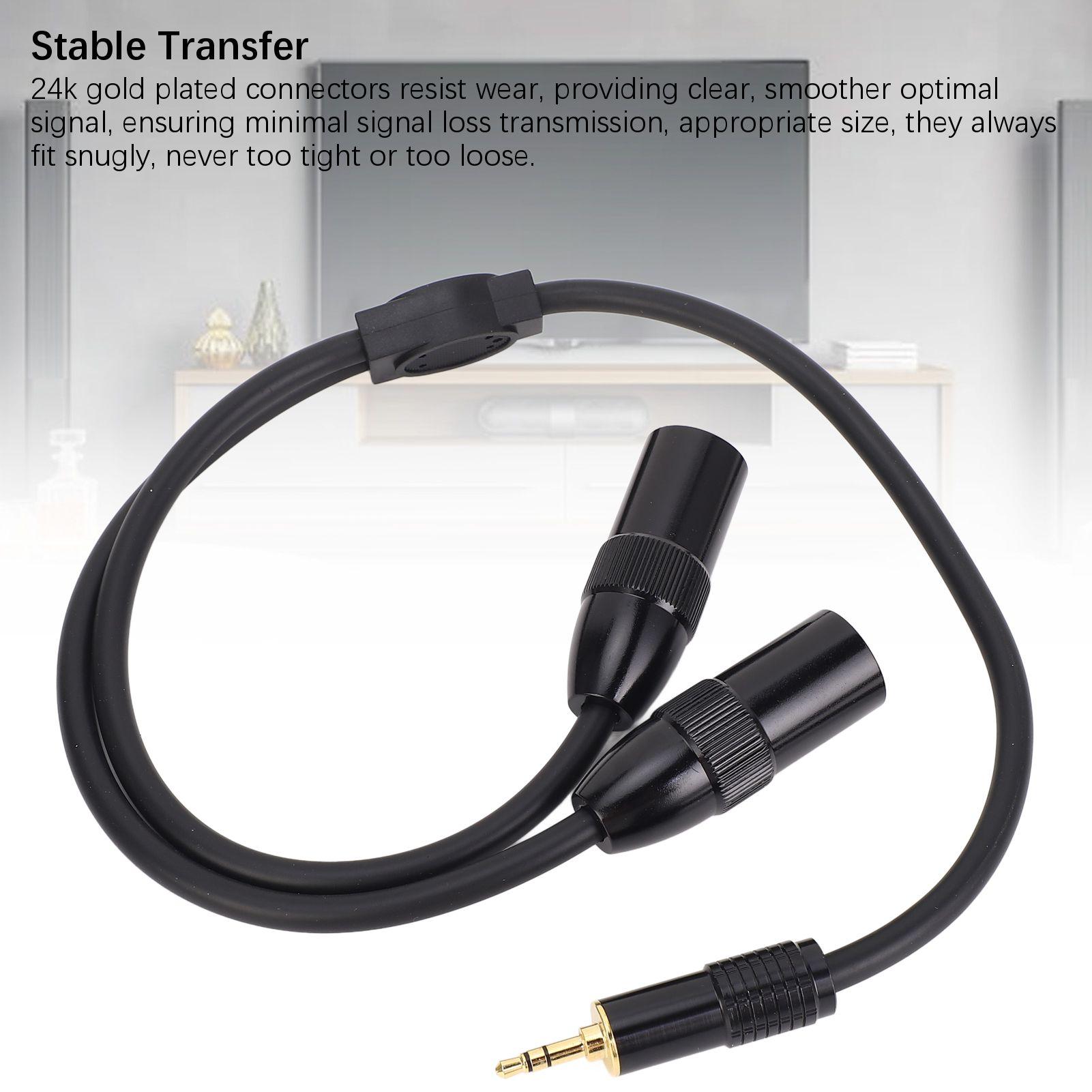 Двойной XLR Male to 18in TRS Stereo Y Splitter Cable 1.6ft 3.5mm для портативного медиаплеера ноутбука
Двойной XLR Male to 18in TRS Stereo Y Splitter Cable 1.6ft 3.5mm для портативного медиаплеера ноутбука