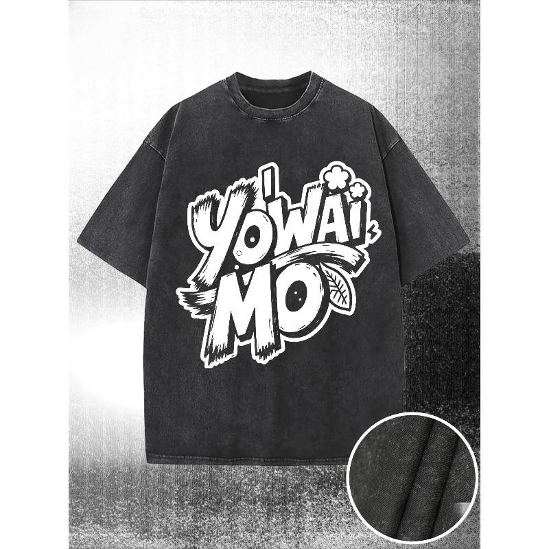 Washed T-shirt | I YOWAI MO Graffiti Style Urban Fashion Tee - Dynamic Bold Hand-Drawn Text Design with Decorative Elements like Clouds and Arrows 5XL
Washed T-shirt | I YOWAI MO Graffiti Style Urban Fashion Tee - Dynamic Bold Hand-Drawn Text Design with Decorative Elements like Clouds and Arrows 5XL