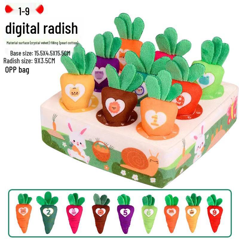 Baby Teether Plush Educational Toy: Simulated Fruit & Vegetable for Ages 0-1
Baby Teether Plush Educational Toy: Simulated Fruit & Vegetable for Ages 0-1