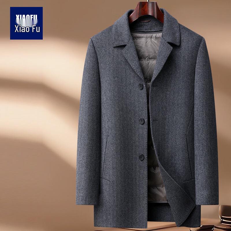 Men s Business Double-faced Wool Blend Overcoat with Down Liner 170/M
Men s Business Double-faced Wool Blend Overcoat with Down Liner 170/M