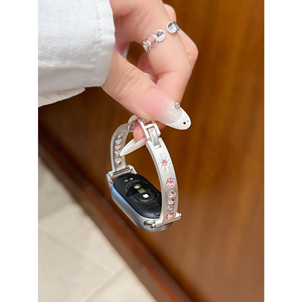 Popular moon metal bracelet link For Huawei Band 8 / 9 / 10 Strap Excluding the protective case рожевий
Popular moon metal bracelet link For Huawei Band 8 / 9 / 10 Strap Excluding the protective case рожевий