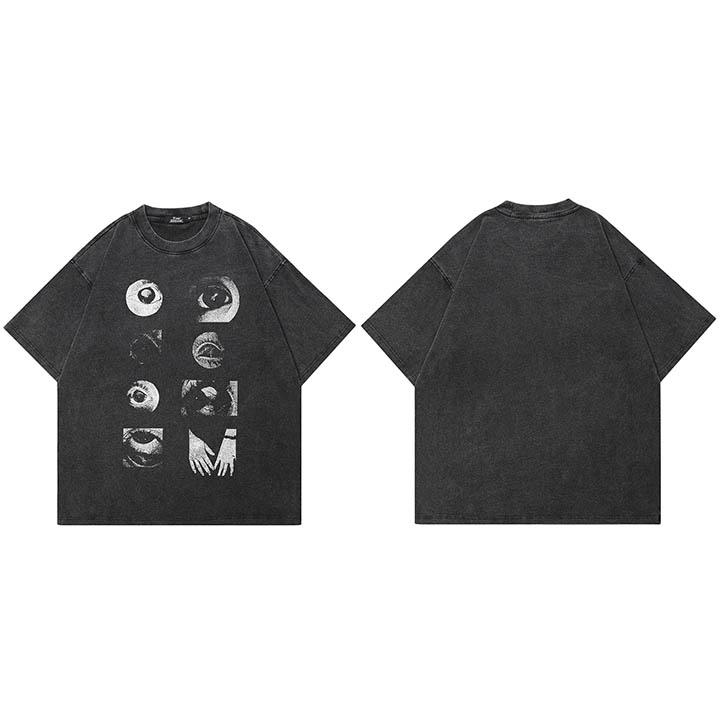 Men TShirt Hip Hop Streetwear Oversized T Shirt Eyes Graphic Faded Black Tshirt Cotton Unisex Tops Tees Hipster Dope S
Men TShirt Hip Hop Streetwear Oversized T Shirt Eyes Graphic Faded Black Tshirt Cotton Unisex Tops Tees Hipster Dope S