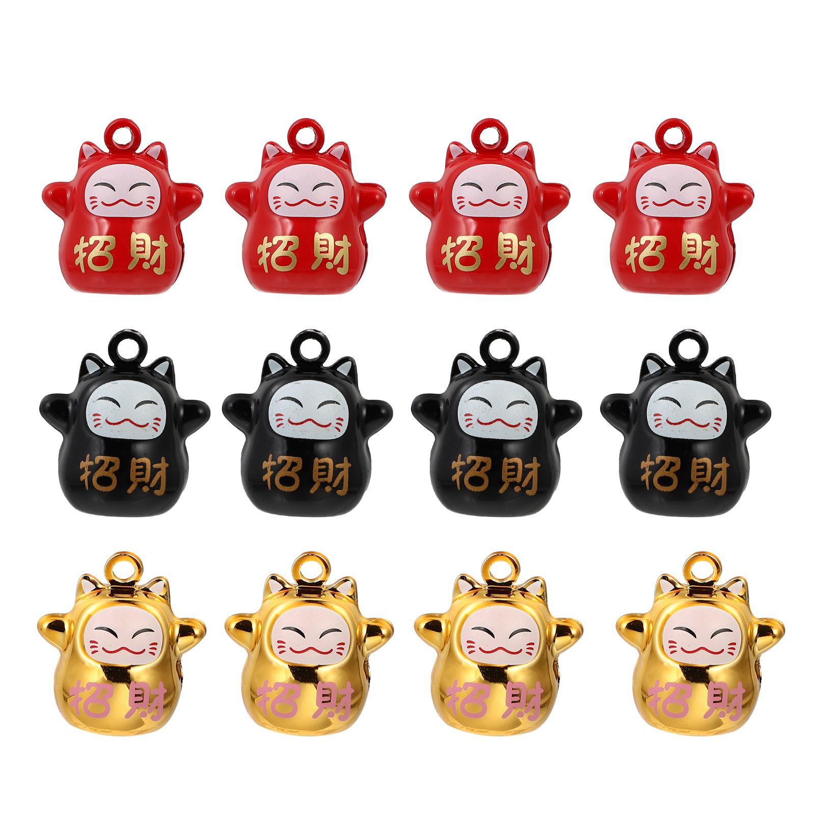 12Pcs Fortune Cat Bells Cartoon Lucky Cat Pet Copper Bells Gift Pendant DIY Small Bell Gift Crafts Phone Key Bag Chain Accessory About 2cm
12Pcs Fortune Cat Bells Cartoon Lucky Cat Pet Copper Bells Gift Pendant DIY Small Bell Gift Crafts Phone Key Bag Chain Accessory About 2cm