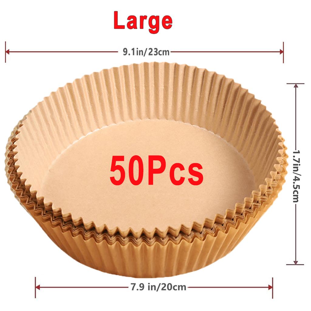 25/50 шт., одноразовая бумага для аэрофритюрницы, антипригарная бумага для выпечки, 16 см, круглые вкладыши для аэрофритюрницы, бумажные кухонные аксессуары 50PCS-20cm коричневый
25/50 шт., одноразовая бумага для аэрофритюрницы, антипригарная бумага для выпечки, 16 см, круглые вкладыши для аэрофритюрницы, бумажные кухонные аксессуары 50PCS-20cm коричневый