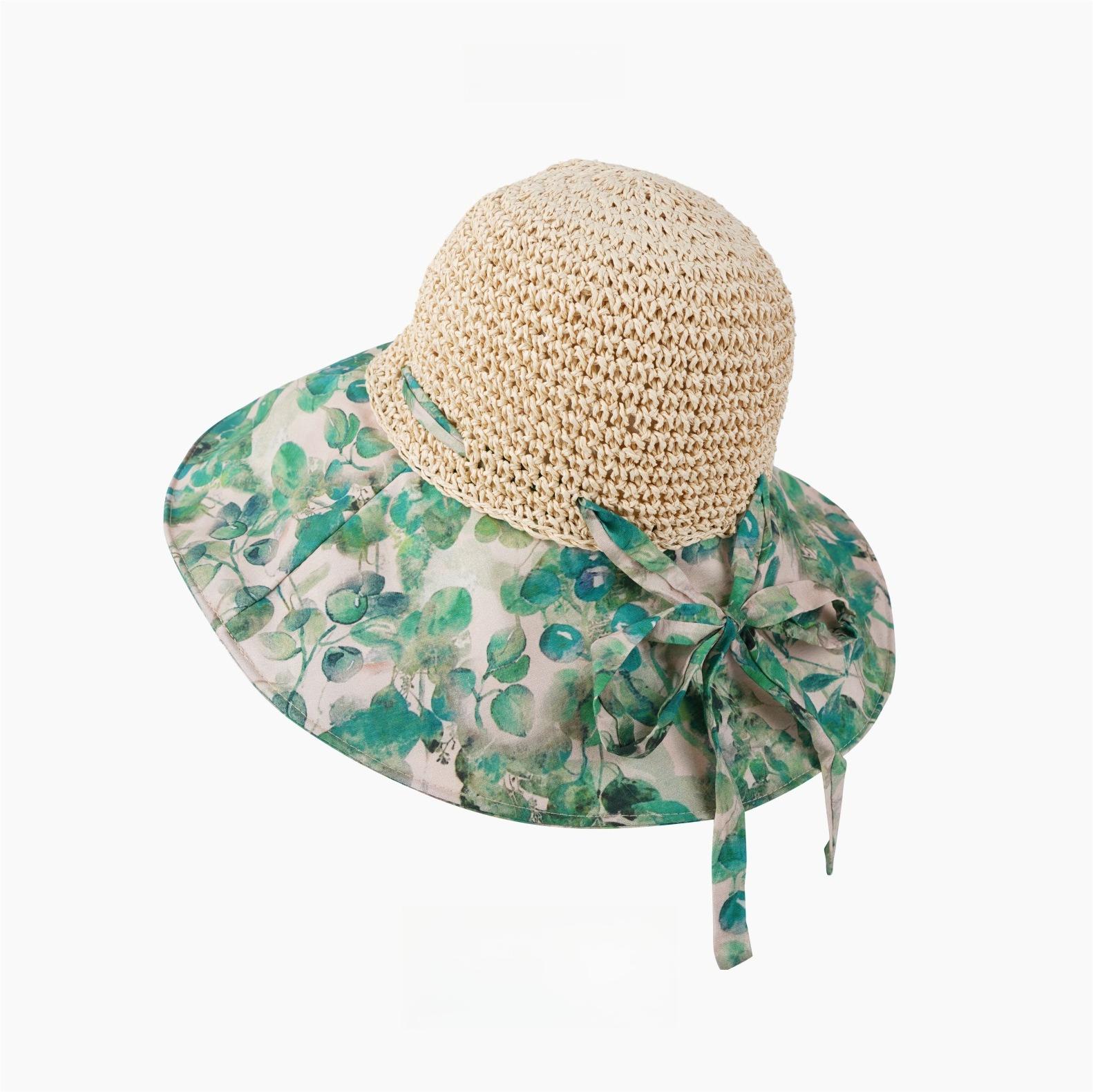 Bohemian-style wide-brimmed flower straw hat, sun protection hat for women
Bohemian-style wide-brimmed flower straw hat, sun protection hat for women