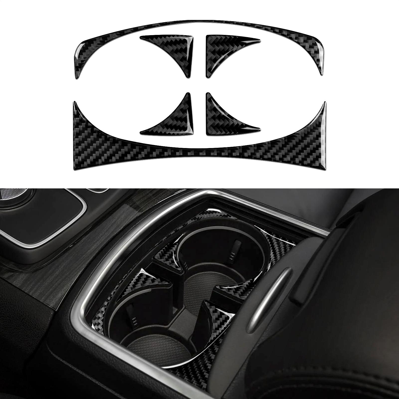Наклейки на автомобильный подстаканник для 2015, 2016, 2017, 2018, 2022, 2023 Chrysler 300, аксессуары из углеродного волокна чёрный 
Наклейки на автомобильный подстаканник для 2015, 2016, 2017, 2018, 2022, 2023 Chrysler 300, аксессуары из углеродного волокна чёрный