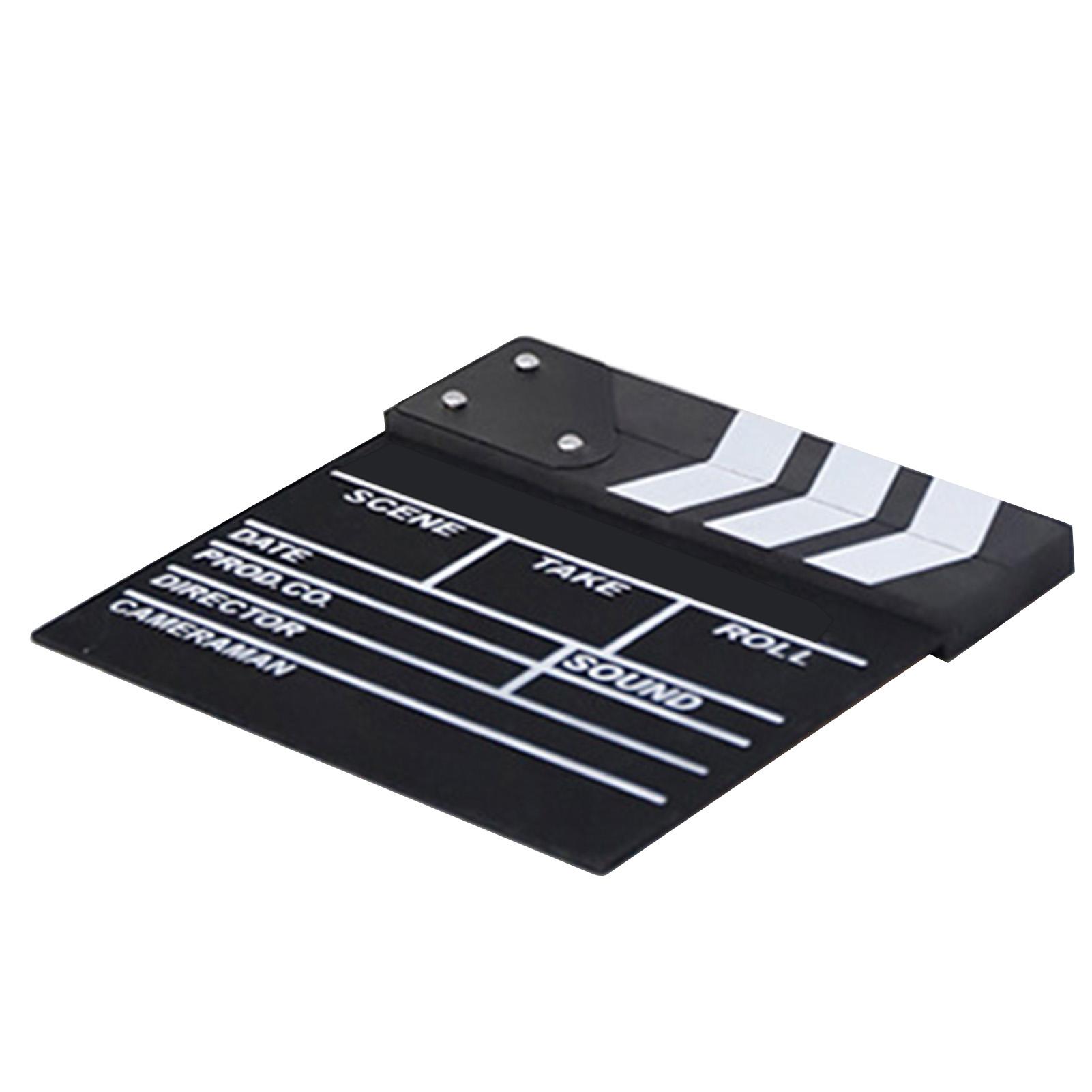 Movie Film Clap Board 20 X 20cm Dry Erase Black Wooden Clapper Board for Director
Movie Film Clap Board 20 X 20cm Dry Erase Black Wooden Clapper Board for Director