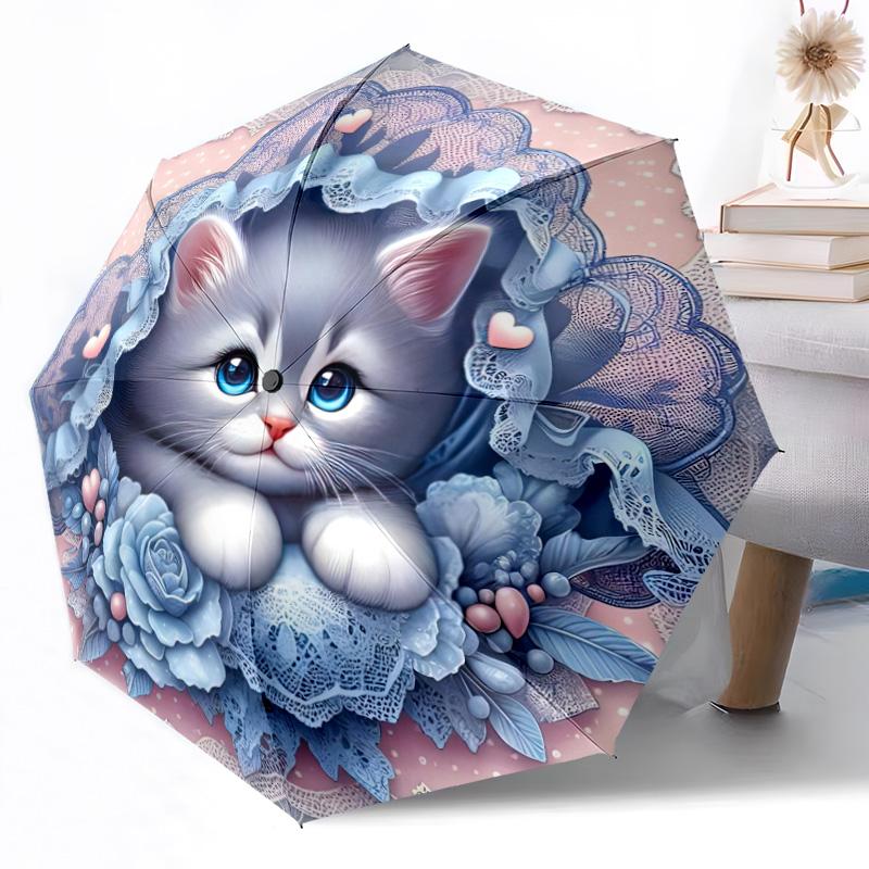 Cats In A Teacup Portable Automatic Umbrella Compact 8-Rib Design Durable Plastic & Iron All-Season Use Fashion Lovers Stylish Gift for Women
Cats In A Teacup Portable Automatic Umbrella Compact 8-Rib Design Durable Plastic & Iron All-Season Use Fashion Lovers Stylish Gift for Women