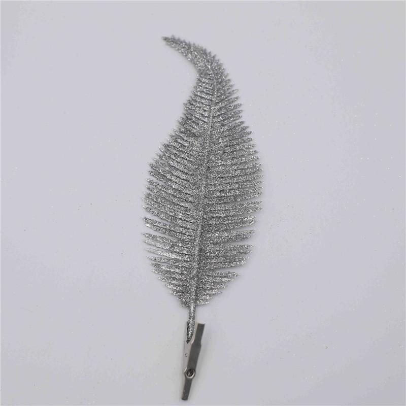 Tree X6 Christmas Decoration Clip On Feather Glitter Baubles Xmas Ornament 22cm Silver-1pcs
Tree X6 Christmas Decoration Clip On Feather Glitter Baubles Xmas Ornament 22cm Silver-1pcs