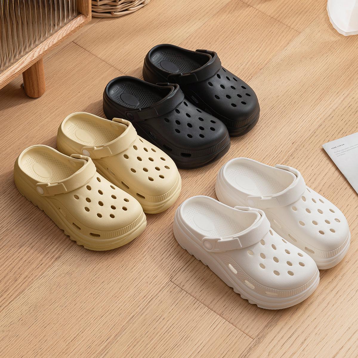 Platform Women Clogs Shoes Beach Garden Thick Bottom Sandals Fashion Comfortable Slippers Indoor Outdoor Men Hole Shoes 36-37 бежевий
Platform Women Clogs Shoes Beach Garden Thick Bottom Sandals Fashion Comfortable Slippers Indoor Outdoor Men Hole Shoes 36-37 бежевий