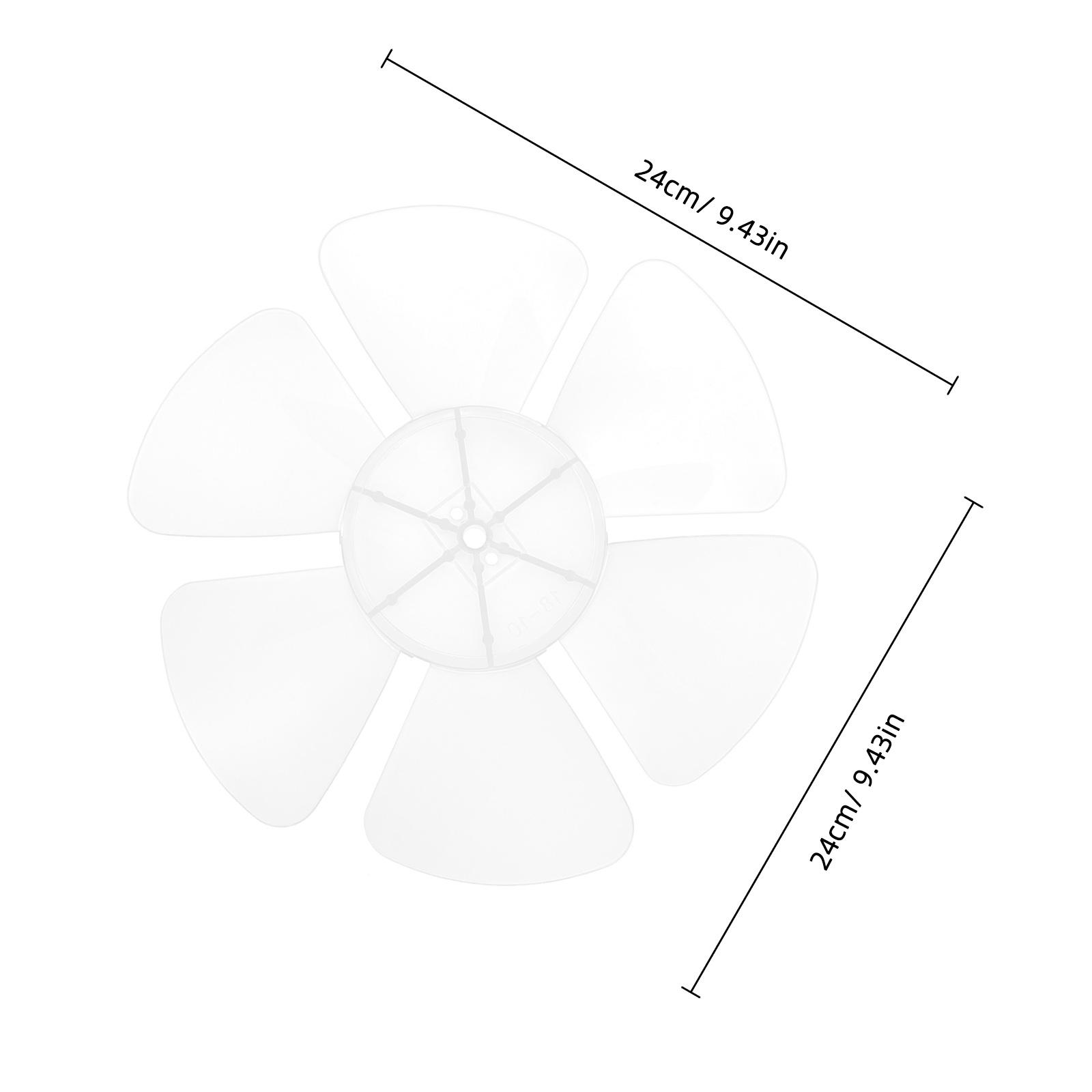 Universal Plastic Fan Blades Replacement Parts for Floor Table Standing Pedestal Fans Easy to Clean and Install білий
Universal Plastic Fan Blades Replacement Parts for Floor Table Standing Pedestal Fans Easy to Clean and Install білий