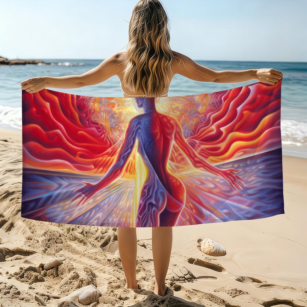 Art Alex Grey Trippy Psychedelic Towel Beach Towel Oversized Quick Dry Towel Absorbent Soft Swim BeachTowels for Men Women W40*H60(CM)
Art Alex Grey Trippy Psychedelic Towel Beach Towel Oversized Quick Dry Towel Absorbent Soft Swim BeachTowels for Men Women W40*H60(CM)
