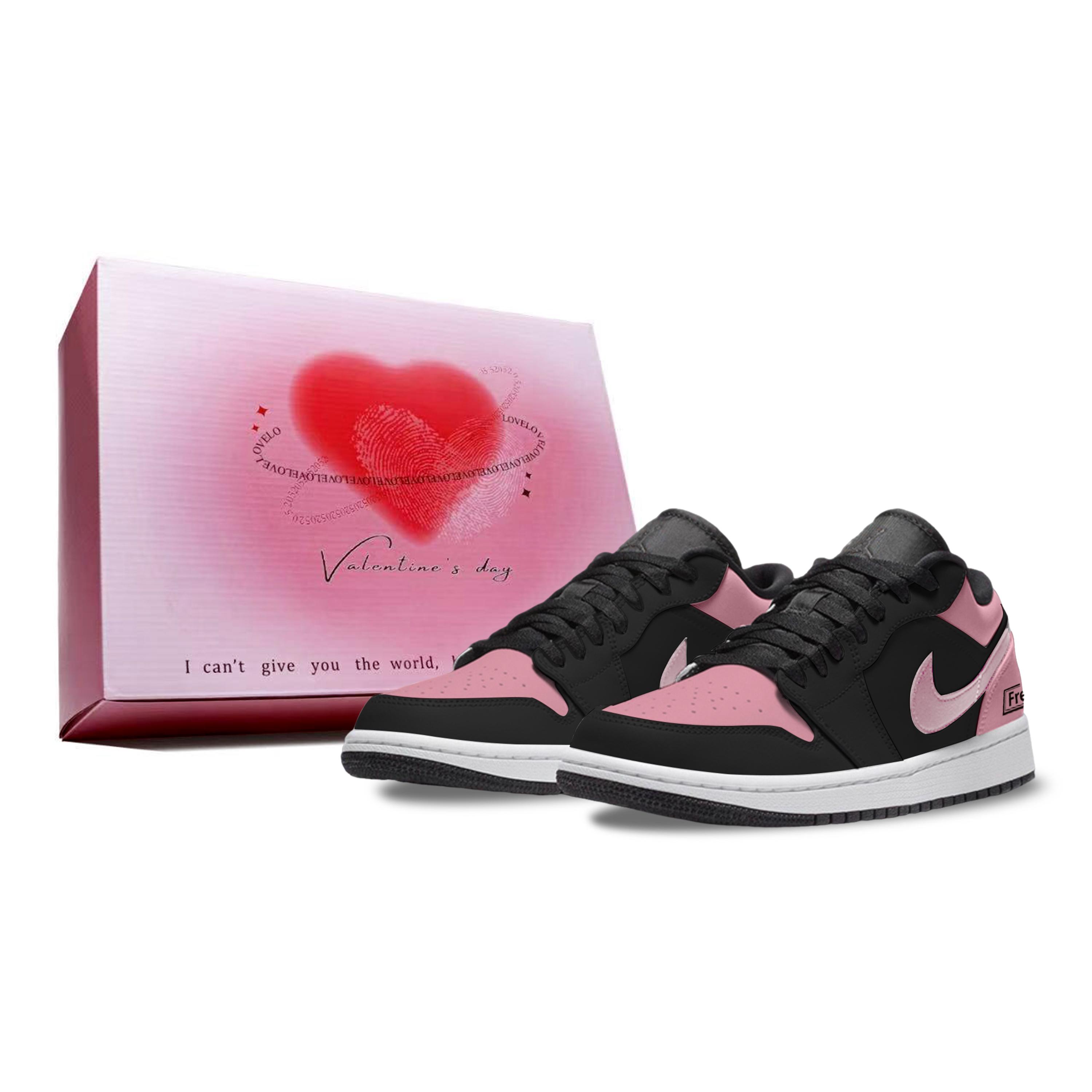 Jordan Air Jordan 1 Black Pink Toe, Box Abrasion Resistant Abrasion Resistant Low top Vintage Basketball Shoes Unisex 553558-165(Team701-F-B) 37.5
Jordan Air Jordan 1 Black Pink Toe, Box Abrasion Resistant Abrasion Resistant Low top Vintage Basketball Shoes Unisex 553558-165(Team701-F-B) 37.5