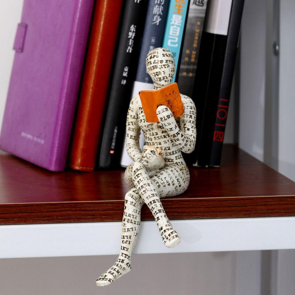 Resin Crafts Bedroom Reading Woman Figurine Bookshelf Ornaments Mummy Statues Humanoid Sculptures 1
Resin Crafts Bedroom Reading Woman Figurine Bookshelf Ornaments Mummy Statues Humanoid Sculptures 1