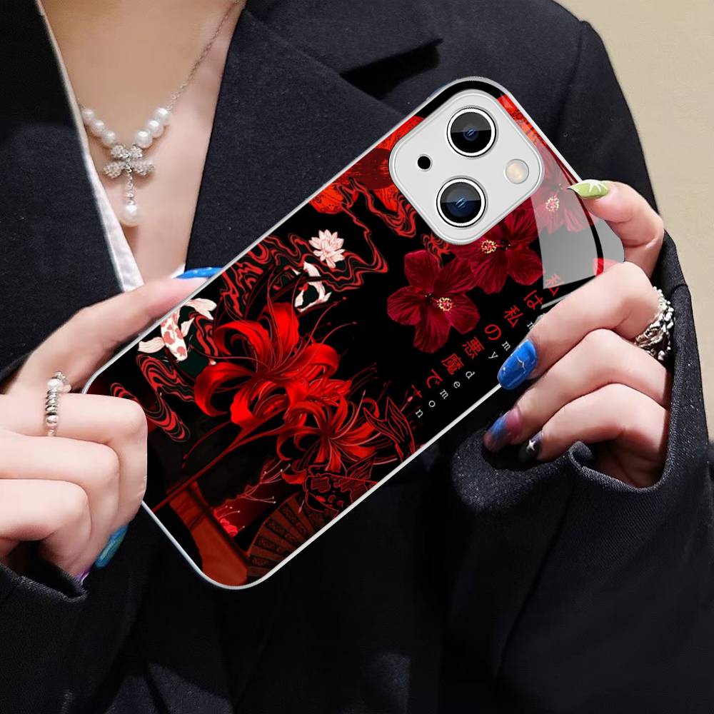 Red Spider Lily Japan Art Tempered Glass For Iphone 14 13 12 11 Pro Mini XS MAX 14Plus X XS XR Fundas iphone 14pro max
Red Spider Lily Japan Art Tempered Glass For Iphone 14 13 12 11 Pro Mini XS MAX 14Plus X XS XR Fundas iphone 14pro max