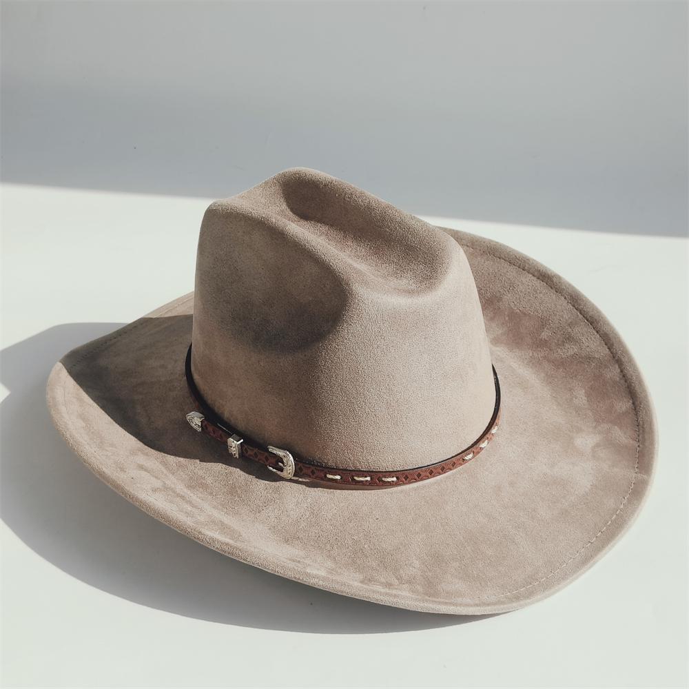 Wide Brim Cowboy Hats for women retro cowboy Hat men Cattleman Style Unisex Jazz hat Suede Rancher Hat for Men sombrero hombre 56-58
Wide Brim Cowboy Hats for women retro cowboy Hat men Cattleman Style Unisex Jazz hat Suede Rancher Hat for Men sombrero hombre 56-58