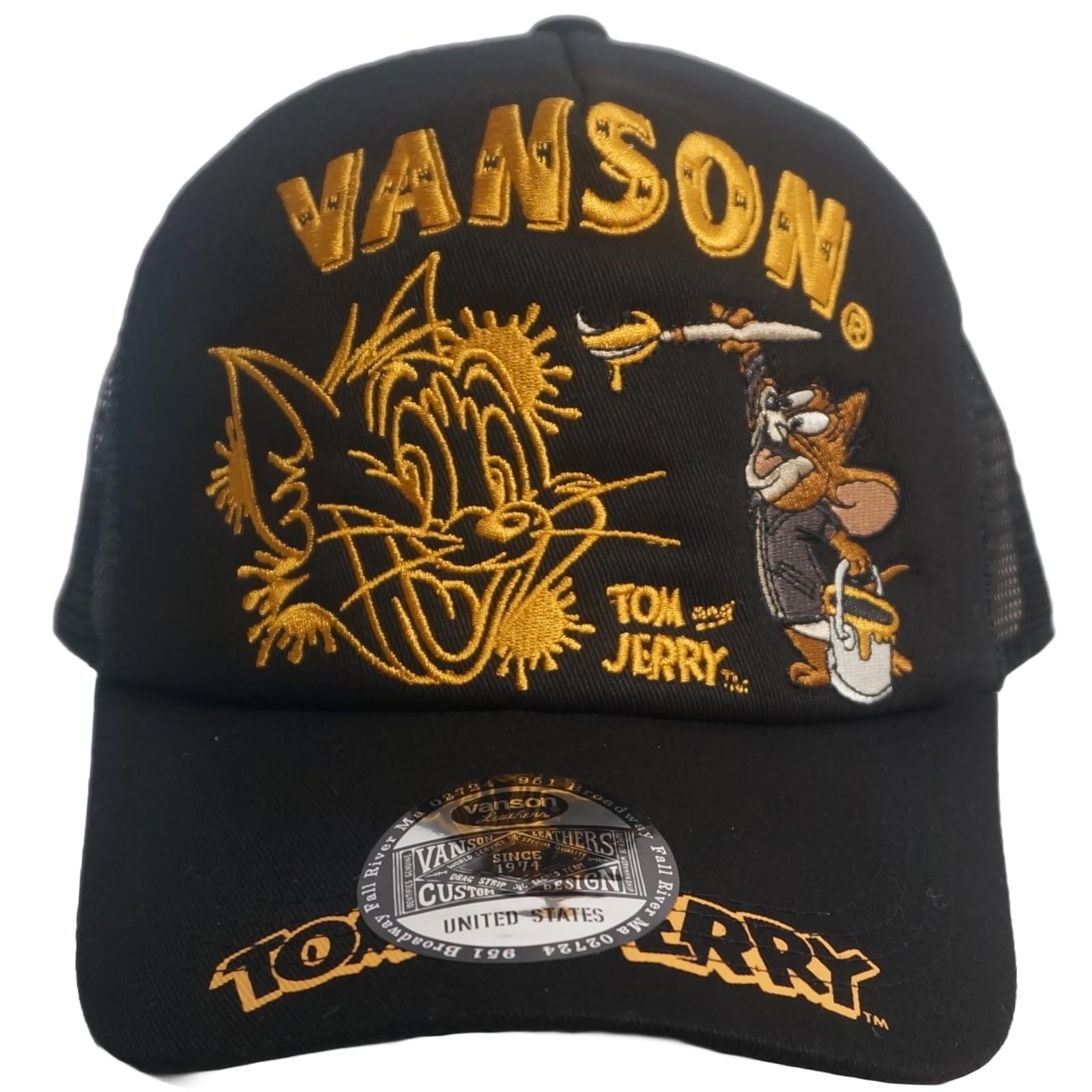 VANSON Том и Джерри коллаборация картина Том Джерри вышивка сетчатая кепка шляпа VANSON Бесплатная мужская tjv-2509 (JP, Алфавит, Размер, Черный) чёрный
VANSON Том и Джерри коллаборация картина Том Джерри вышивка сетчатая кепка шляпа VANSON Бесплатная мужская tjv-2509 (JP, Алфавит, Размер, Черный) чёрный
