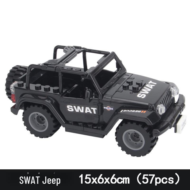 Набор для самостоятельной сборки внедорожного джипа - Военные строительные блоки для детей
Набор для самостоятельной сборки внедорожного джипа - Военные строительные блоки для детей