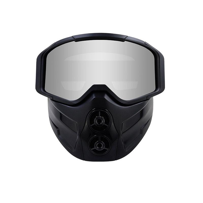 New black detachable outdoor windproof goggles, motorcycle goggles, adult goggles for desert hiking Black frame silver piece
New black detachable outdoor windproof goggles, motorcycle goggles, adult goggles for desert hiking Black frame silver piece
