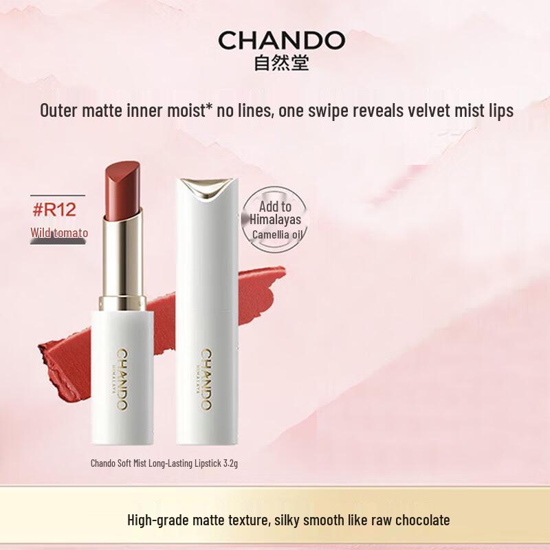 CHANDO Soft Mist Long-lasting Lipstick
CHANDO Soft Mist Long-lasting Lipstick