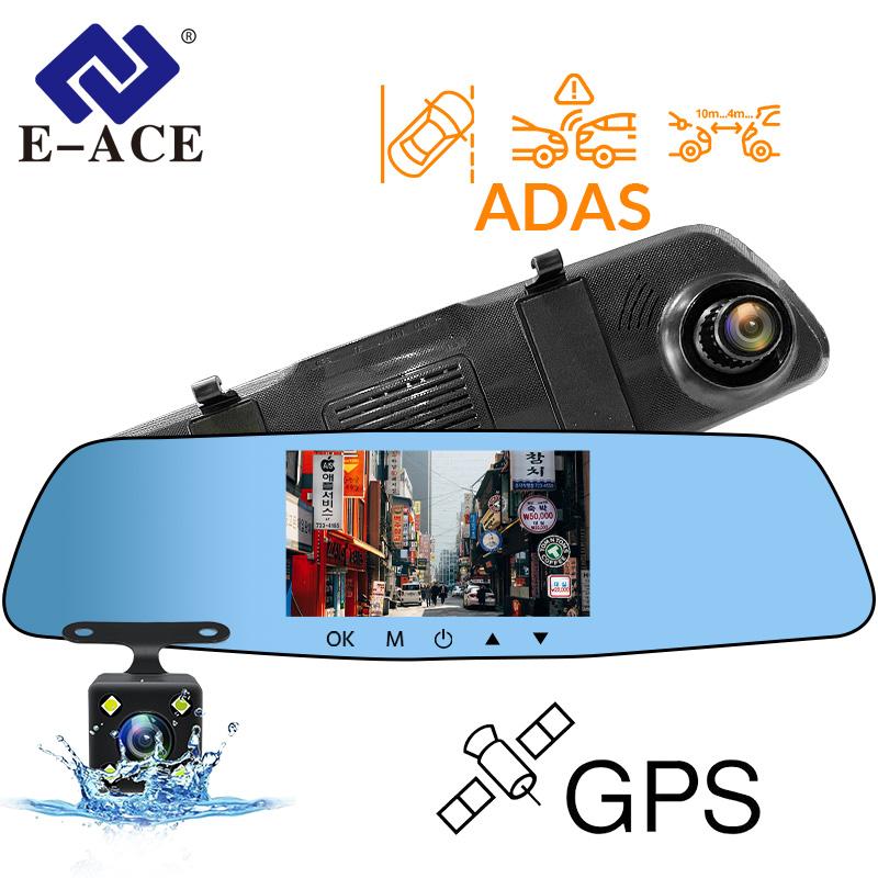 E-ACE 4,3-дюймовый автомобильный видеорегистратор с зеркалом заднего вида, видеорегистратор с GPS, ADAS 1080P IPS, передний и задний автомобильный видеорегистратор, черный ящик No TF Card
E-ACE 4,3-дюймовый автомобильный видеорегистратор с зеркалом заднего вида, видеорегистратор с GPS, ADAS 1080P IPS, передний и задний автомобильный видеорегистратор, черный ящик No TF Card