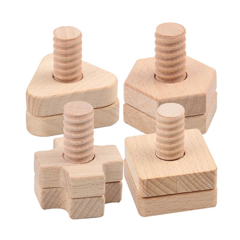 Beech Baby Toys Screw Nut Wooden Building Block Early Education Geometry Shape Matching Toy Fine Motor Skill Blocks for Toddlers
Beech Baby Toys Screw Nut Wooden Building Block Early Education Geometry Shape Matching Toy Fine Motor Skill Blocks for Toddlers
