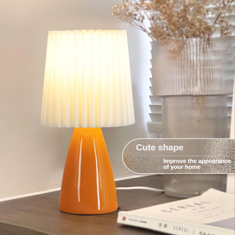 Milkshake LED Table Lamp Pleated E27 Bedroom Night Light INS Desk Light Girl Bedside Ceramic Indoor Lighting Home Decor Fixture
Milkshake LED Table Lamp Pleated E27 Bedroom Night Light INS Desk Light Girl Bedside Ceramic Indoor Lighting Home Decor Fixture