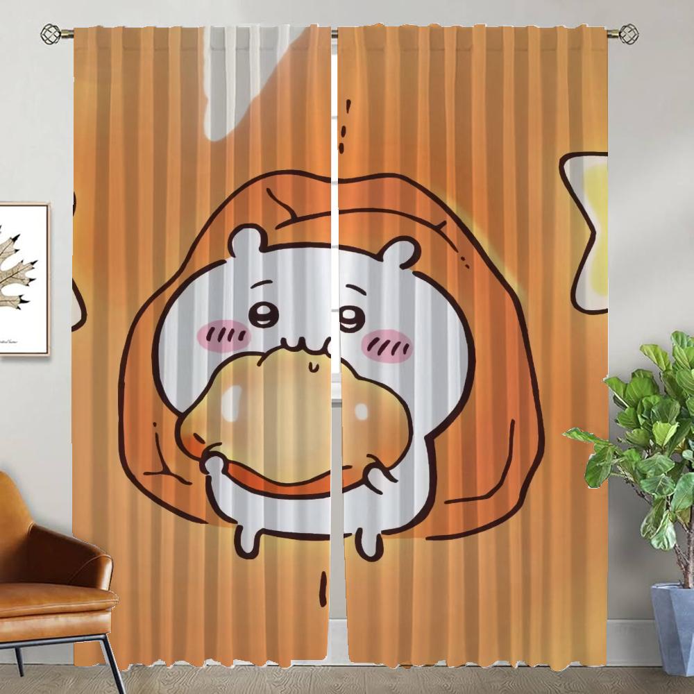 Set Of 2 Chiikawaes Curtains Child Room Tulle Bedroom Window Curtain Partition Shades Halloween Decoration With Light Blocking Polyester Perfect For W100*H130(CM)-Rod Pocket&2PCS
Set Of 2 Chiikawaes Curtains Child Room Tulle Bedroom Window Curtain Partition Shades Halloween Decoration With Light Blocking Polyester Perfect For W100*H130(CM)-Rod Pocket&2PCS