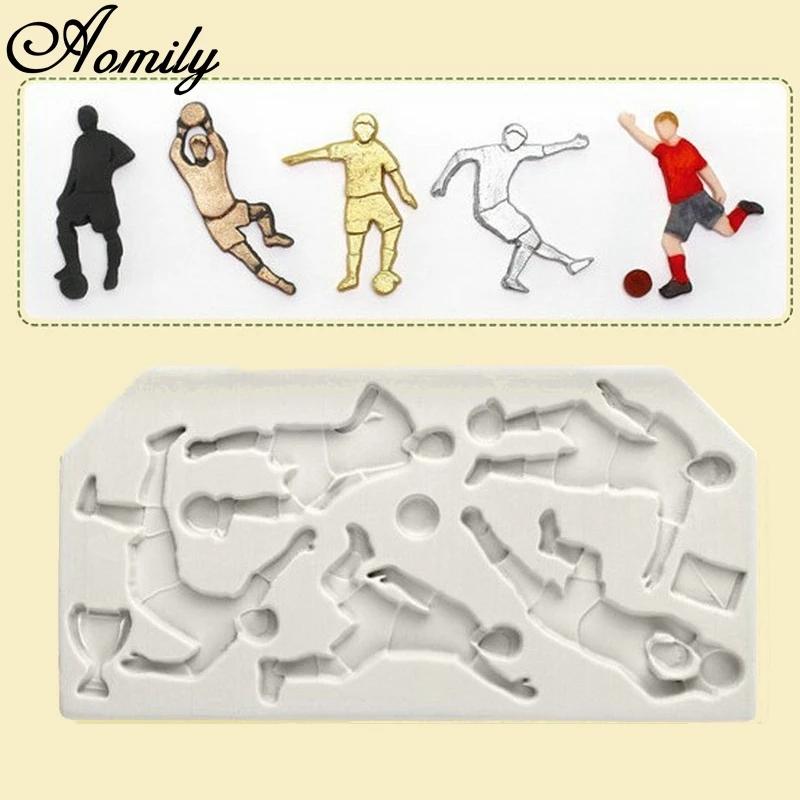 Aomily 1PC Soccer Baseball Rugby Players Silicone Cake Fondant Mold Chocolate Cookies Mould DIY Cake Baking Tools Clay Soap Mold
Aomily 1PC Soccer Baseball Rugby Players Silicone Cake Fondant Mold Chocolate Cookies Mould DIY Cake Baking Tools Clay Soap Mold