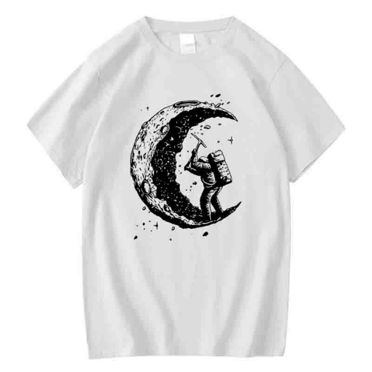 Mens Moon Pattern ShortSleeved HighQuality 100 Cotton Casual Summer LooseFitting Comfortable TShirt XXXXXL чорний
Mens Moon Pattern ShortSleeved HighQuality 100 Cotton Casual Summer LooseFitting Comfortable TShirt XXXXXL чорний
