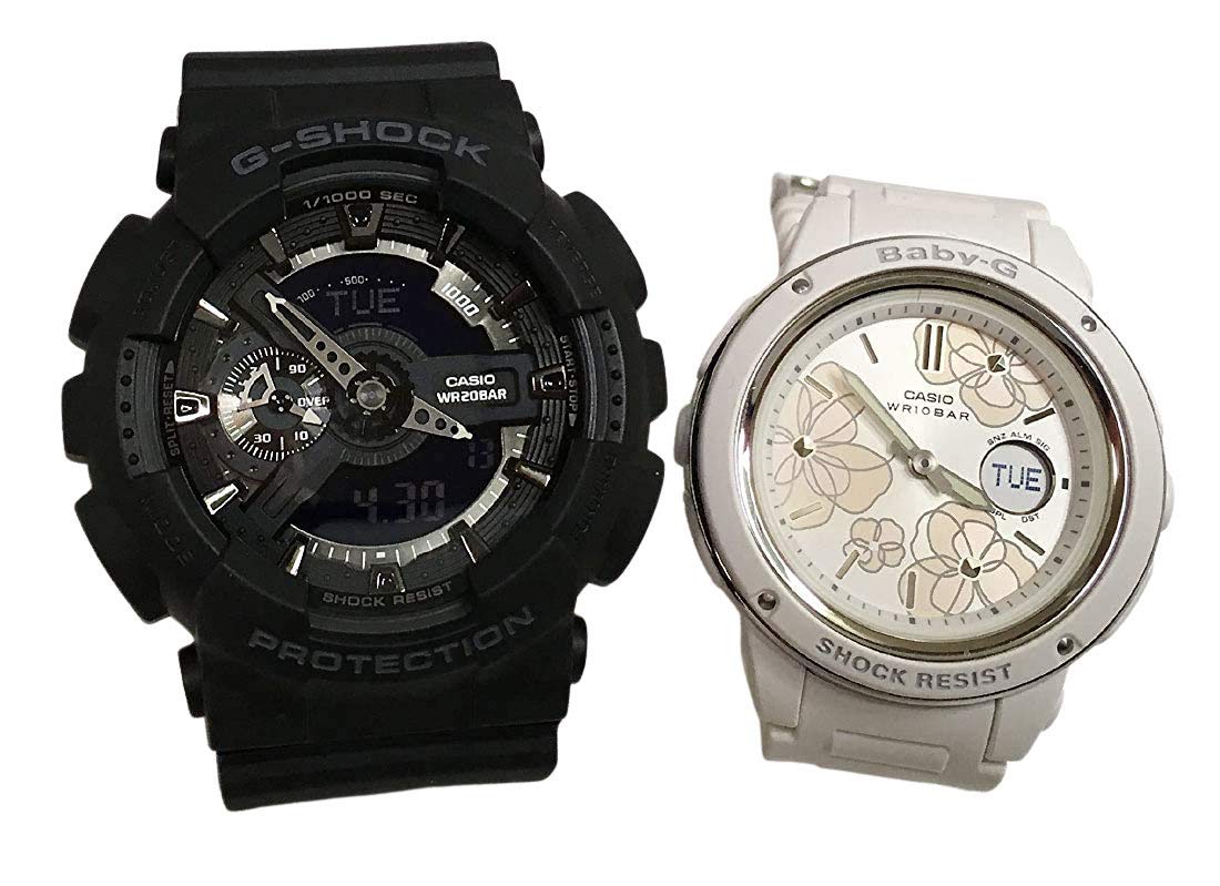Casio CASIO watch G-SHOCK pair watch in genuine pair case G-Shock & Baby G 2-piece set GA-110-1BJF BGA-150FL-7AJF
Casio CASIO watch G-SHOCK pair watch in genuine pair case G-Shock & Baby G 2-piece set GA-110-1BJF BGA-150FL-7AJF