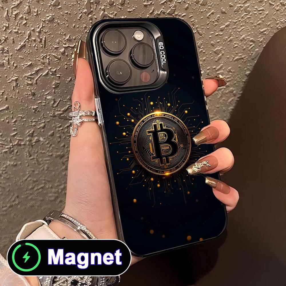 Bitcion Pattern Phone Case for iPhone 17 16 15 14 13 12 11 Air Pro Max Plus Colorful Silver MagSafe Cover iPhone 11
Bitcion Pattern Phone Case for iPhone 17 16 15 14 13 12 11 Air Pro Max Plus Colorful Silver MagSafe Cover iPhone 11