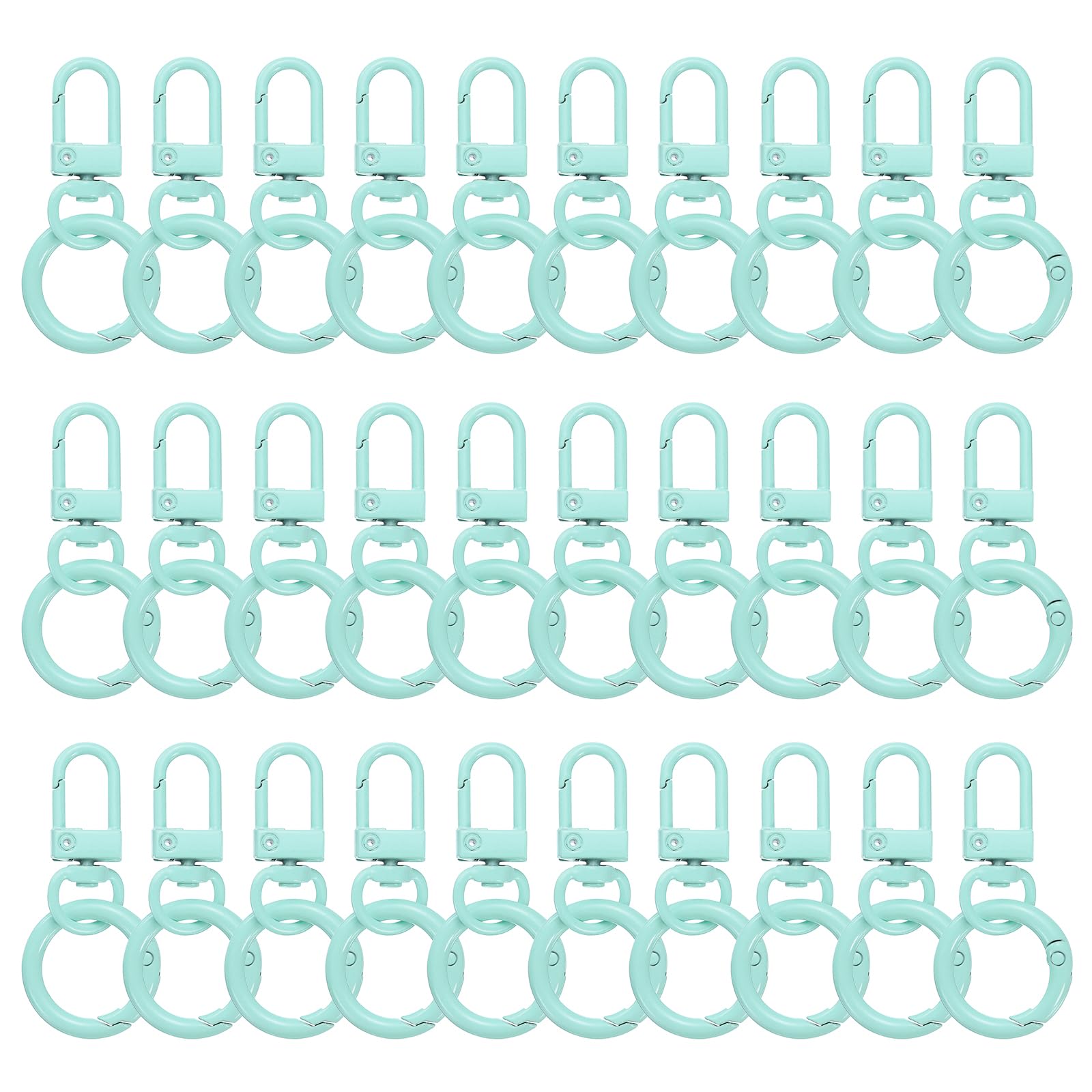 30pcs Lobster Clove Clasps Keychain Swivel Trigger Clips Zinc Alloy Colorful Key Chain Clips Snap Hook Jump Flat Split Ring DIY Craft Jewelry Making
30pcs Lobster Clove Clasps Keychain Swivel Trigger Clips Zinc Alloy Colorful Key Chain Clips Snap Hook Jump Flat Split Ring DIY Craft Jewelry Making