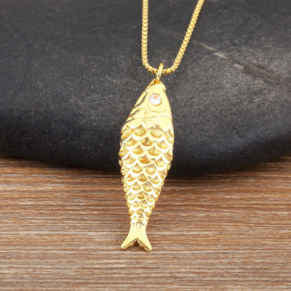 Nidin New Popular Fish Shape Shiny Zircon Charm Pendant Necklace For Women Men Fashion Cute Chain Link Jewelry Daily Party Gifts золотий
Nidin New Popular Fish Shape Shiny Zircon Charm Pendant Necklace For Women Men Fashion Cute Chain Link Jewelry Daily Party Gifts золотий