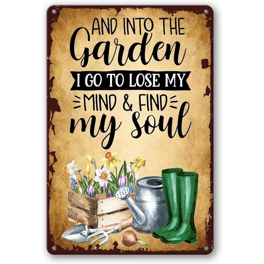 Садовый знак Винтажные металлические жестяные знаки на открытом воздухе Вы не прекращаете заниматься садоводством, когда вы стареете Забавный декор фермы Настенный знак для наружного сада 20x30cm
Садовый знак Винтажные металлические жестяные знаки на открытом воздухе Вы не прекращаете заниматься садоводством, когда вы стареете Забавный декор фермы Настенный знак для наружного сада 20x30cm