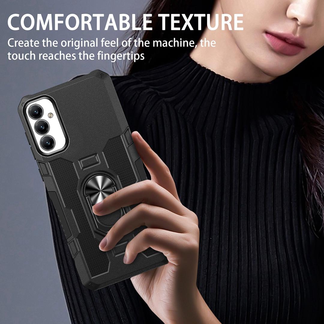 For Samsung Galaxy A14 5G/A14 4G Ring Holder Kickstand Phone Case PC+TPU Protective Cover Purple
For Samsung Galaxy A14 5G/A14 4G Ring Holder Kickstand Phone Case PC+TPU Protective Cover Purple