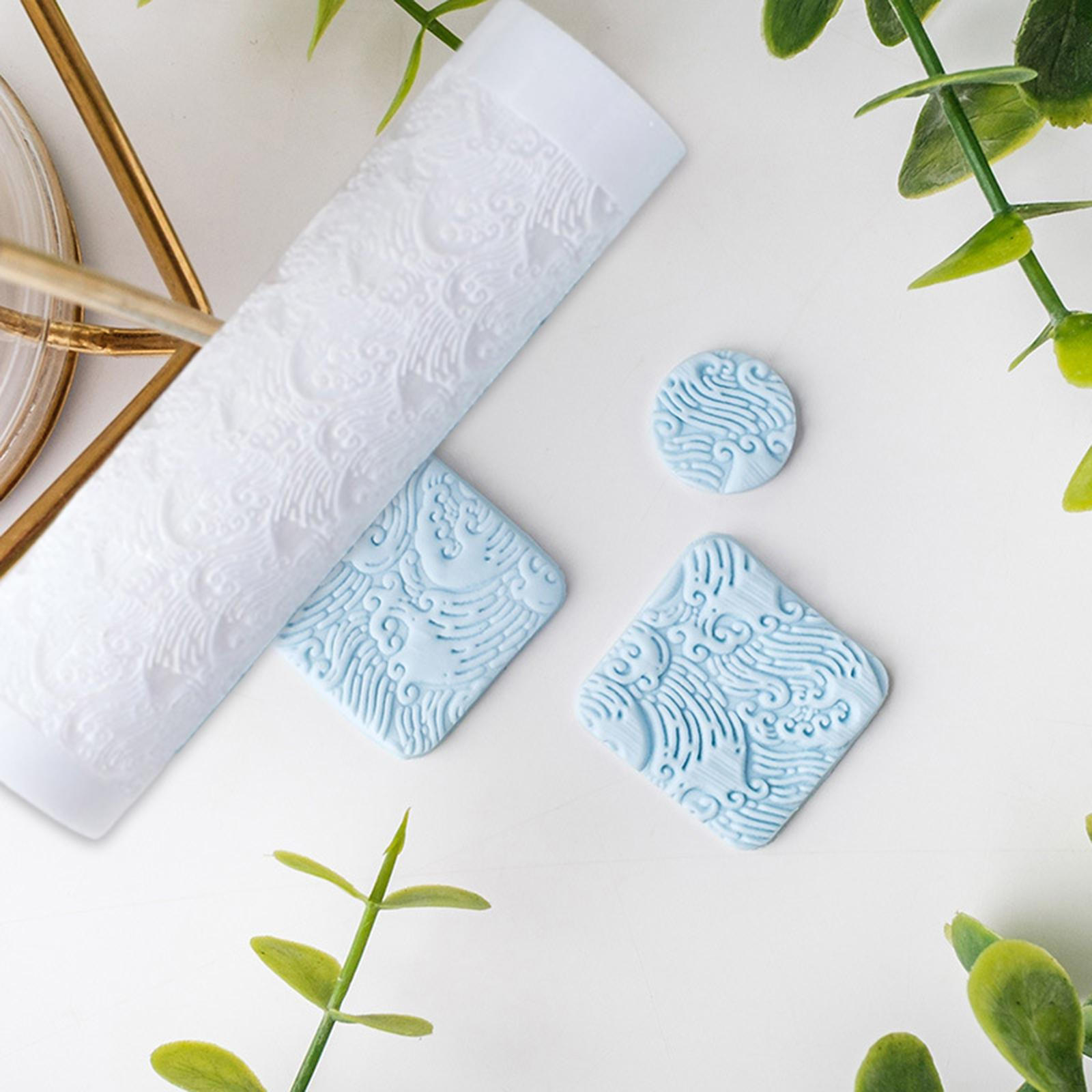 Ocean Wave Clay Texture Roller Pattern Rolling Pottery Elegant Portable Earring Jewelry Making Tool
Ocean Wave Clay Texture Roller Pattern Rolling Pottery Elegant Portable Earring Jewelry Making Tool