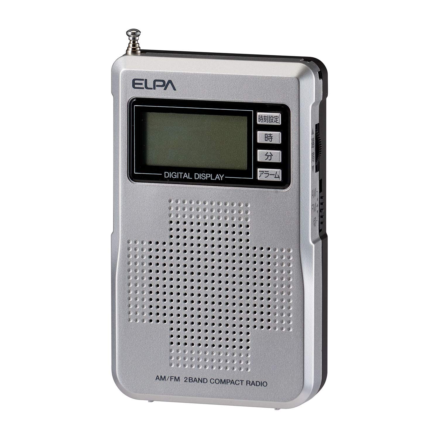 Asahi Denki ELPA LCD compact digital tuning method that prevents tuning from shifting AM/FM radio, ER-C68FL срібний
Asahi Denki ELPA LCD compact digital tuning method that prevents tuning from shifting AM/FM radio, ER-C68FL срібний